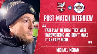 POSTMATCH Interview  Michael Ingham Vs Thornaby FC NRSC [upl. by Donelson]