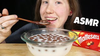 ASMR MALTESERS amp WHOPPERS IN MILK MUKBANG No Talking EATING SOUNDS [upl. by Ingra]