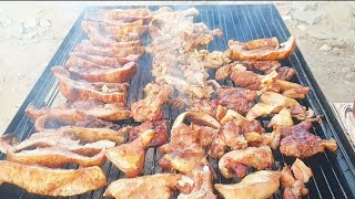 WOW The One Place of Cambodia Best Khmer BBQ Pork Spots Delicious Food  Yummy Street Food Tour [upl. by Richer]