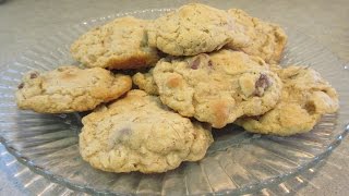 Chewy Oatmeal Chocolate Chip Cookies [upl. by Doownel]