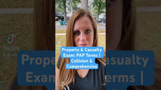 Property and Casualty Exam PAP Terms  Collision vs Comprehensive [upl. by Gregorio]