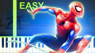 SPIDERMAN ULTIMATE POWER THEME  EASY Piano Tutorial [upl. by Jaret]