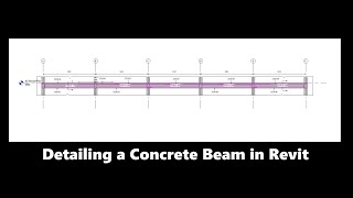 Reinforcement and Detailing of a Concrete Beam in Revit [upl. by Paucker]