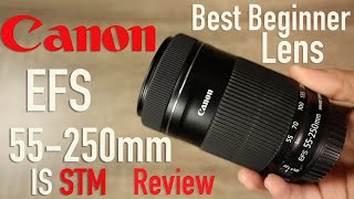 Canon EFS 55250mm F456 IS STM Lens Review [upl. by Aneehsal]