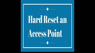 Hard Reset RUCKUS R510 Access Point how accesspoint ruckus unleash ubnt cisco restore [upl. by Geoffrey]