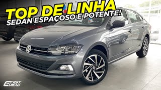 VOLKSWAGEN VIRTUS HIGHLINE 10 TSI 2021 EM DETALHES VALE A PENA PAGAR TUDO ISSO Fastcarview [upl. by Armand]