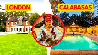 Liam Paynes London amp Calabasas Houses Tour [upl. by Etteloiv]