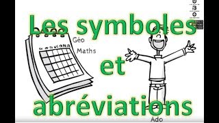 Français Rapide  Les symboles et les abréviations Prise de notes [upl. by Chad]