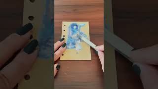 ASMR Journaling 💙🦋 asmr asmrsounds journal journaling trending shorts viralshorts ideas [upl. by Sirred]