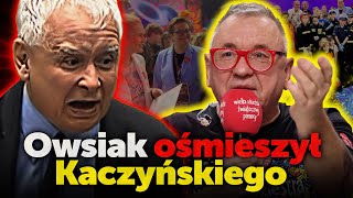 Owsiak ośmieszył Kaczyńskiego Mimowolne porównanie WOŚP i spędów Kaczyńskiego wypadło słabo dla PiS [upl. by Wylde]