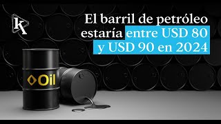 Se estima que el precio del barril de petróleo baje en 2024 frente al actual [upl. by Nihcas5]