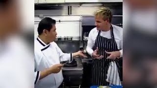 Chef Dies Inside After Tasting Gordon Ramsay Pad Thai [upl. by Ilegna]