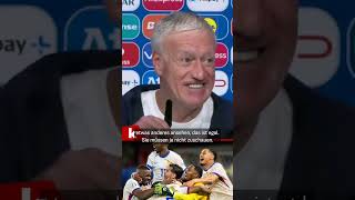 quotDann schau was anderesquot Deschamps kontert Kritik shorts [upl. by Bella]