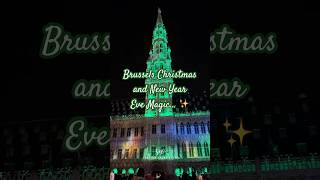 Brussels Christmas amp New Years Eve newyear christmas brussels belgium throughsadafslens [upl. by Elocal]