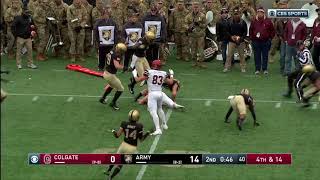 Highlights Army Football vs Colgate 111718 [upl. by Alya]