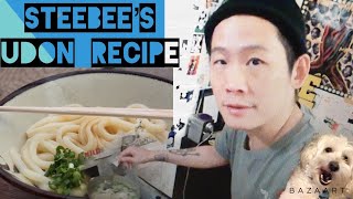 Cooking With Steebee Udon Soup Recipe [upl. by Rizan488]