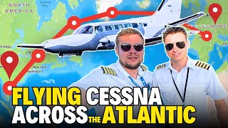 TRANSATLANTIC MISSION Cessna 404 Flight from Germany to Florida USA PART I  Germany  Greenland [upl. by Holt]