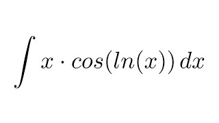 Integral of xcoslnx by parts  by parts [upl. by Tterrej]