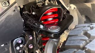 TRD Kit strut with Westcott Designs preload collar [upl. by Noryahs]