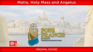 3 April 2022 Malta Holy Mass and Angelus  Pope Francis [upl. by Hakvir]