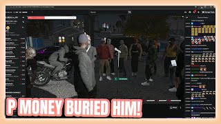 Louu Breaks Down Some Bars of the New P Money  OTT Diss  NoPixel 40 GTA RP [upl. by Trellas]