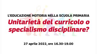 L EDUCAZIONE MOTORIA NELLA SCUOLA PRIMARIA [upl. by Mulcahy73]