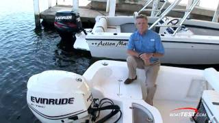 Evinrude ETEC 130 HP Reviews by BoatTestcom [upl. by Gnilyam]