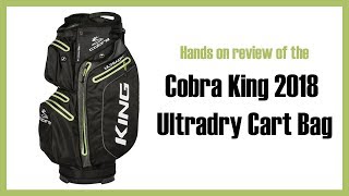 Review of Cobra King 2018 Ultradry Cart Bag [upl. by Zirtaeb]