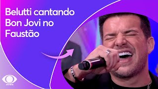 Belutti dupla de Marcos cantando Bon Jovi no Faustão quotImpressionantequot [upl. by Leunam108]