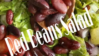 Red Beans Salad Recipe by All food secret ✨Redbeensaladcokingfood [upl. by Ardnauqal]