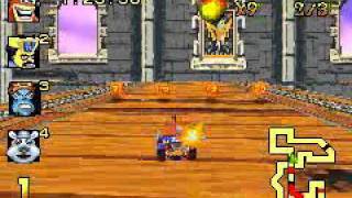 Crash Nitro Kart GBA  Part 9 Clockwork Wumpa Trophy Race [upl. by Giamo]