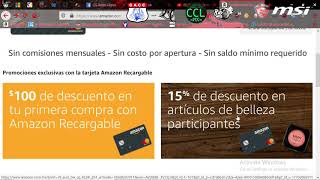 Tarjeta Amazon Recargable  Como solicitarla ventajas y desventajas y experiencia personal [upl. by Spear]