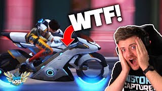 Overwatch  TRACER MOTORBIKE Storm Rising Mission Trailer REACTION [upl. by Cristian]