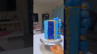 How TO MAKE A GEODE CAKE DESIGN cakeshorts cakedecoratingideas cakedecorating [upl. by Bonacci]