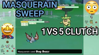 Epic Masquerain Sweep Pokemon Showdown Random Battles High Ladder [upl. by Petes]