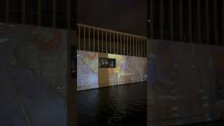 Pergamon Museum Berlin light show street [upl. by Eecats]