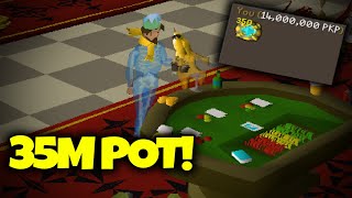 The BIGGEST POT I have DONE YET 35M POT Roat Pkz OSRS RSPS [upl. by Fabian518]