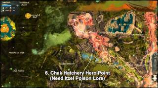 GW2 Tangled Depths Hero Points Guide [upl. by Silloh]