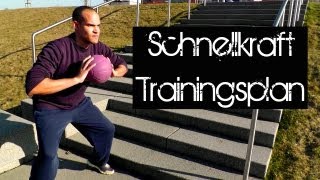 Ganzkörper Schnellkraft und Schnelligkeitstraining Krafttraining Trainingsplan Athletik [upl. by Outlaw166]