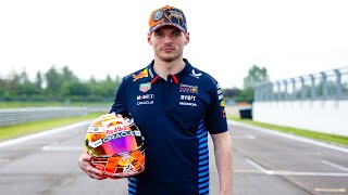 Max Verstappen  Orange Tribute Helmet 2024 [upl. by Nnylasor]