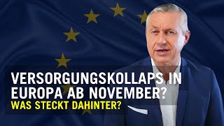 Brisant Lieferstopps amp Versorgungskollaps in Europa ab November Was steckt dahinter [upl. by Derriey]