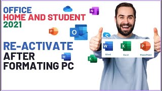 How to Get Microsoft office back after formatting PC  How to reinstall Office Home amp Student 2021 [upl. by Noell]