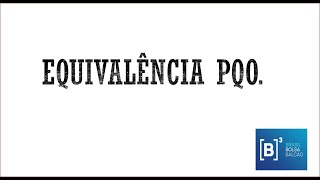 Certificação PQO  Equivalência  Veja se você tem direito [upl. by Shawn]