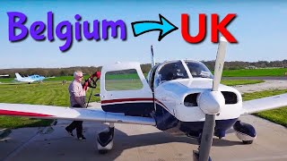 Belgium to UK with The Flying Reporter [upl. by Ayanad13]