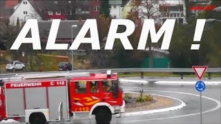 ALARM  Feuerwehreinsatz in WaldenbuchNotfall Sirene  Fire brigade  Emergency [upl. by Dlonyer]