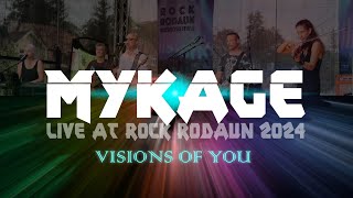 MYKAGE  Visions of you  Live  Rock Rodaun 2024 [upl. by Nohtiek]