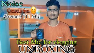 Grenaro J11 Mic😎👍🔥 unboxing Mic bestmic vlogging noisecancellation Grenaro grenaromic viral [upl. by Fishback]