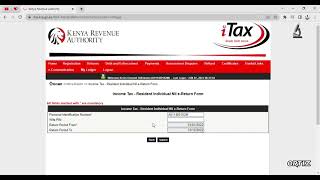 HOW TO FILE NIL KRA RETURN ON ITAX PORTAL [upl. by Essenaj]