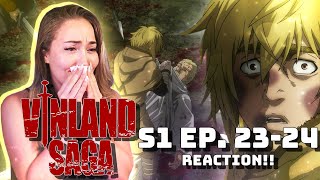 THE FINALE 😭 VINLAND SAGA S1 Episodes 23 amp 24 REACTION [upl. by Lohner]