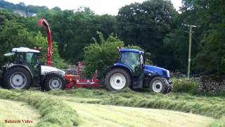 Silage Making with Trailed Forager [upl. by Bega]